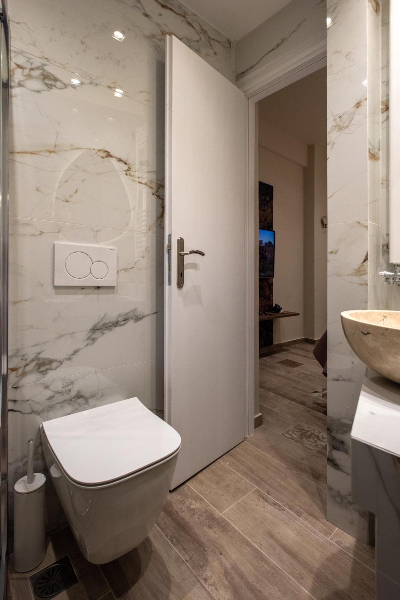 Blue Ark Romantic Studio Under Acropolis Athens Exterior photo